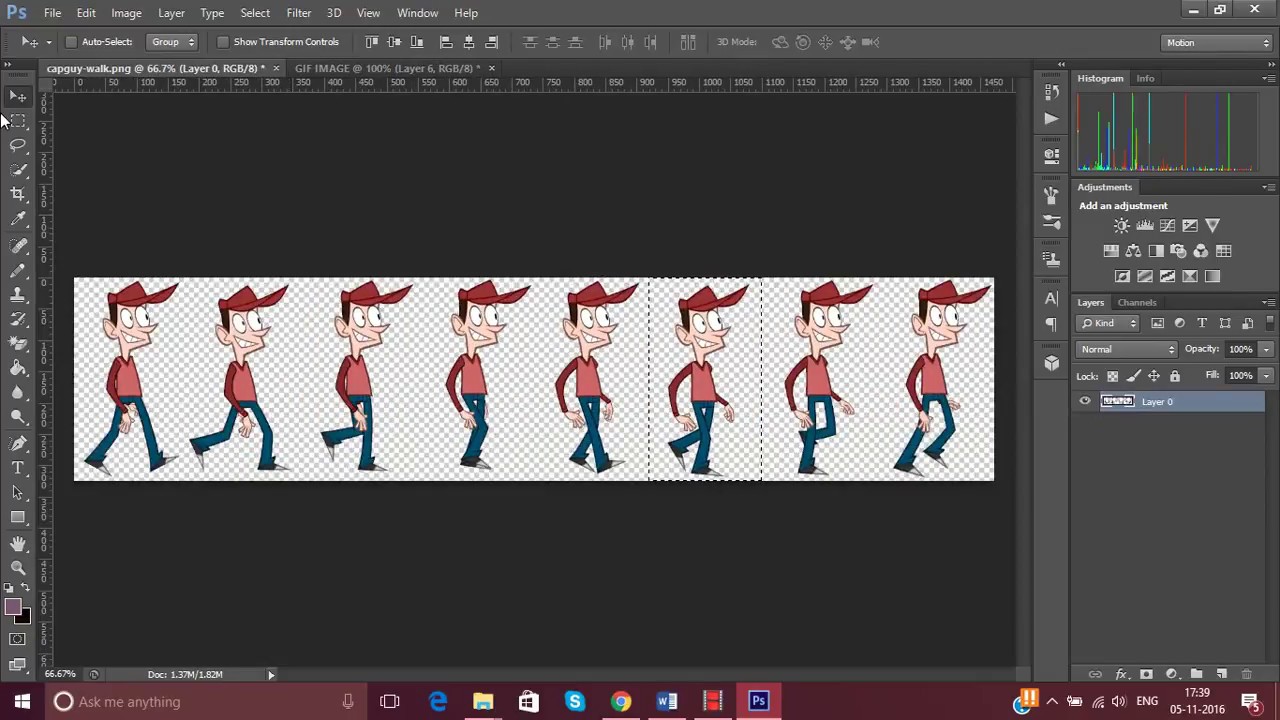 create animated characters in photoshop