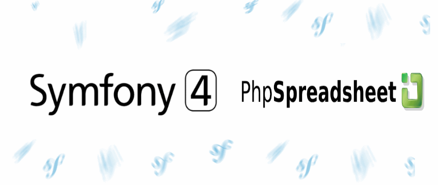 How to create an Excel file with PHP in Symfony 4.