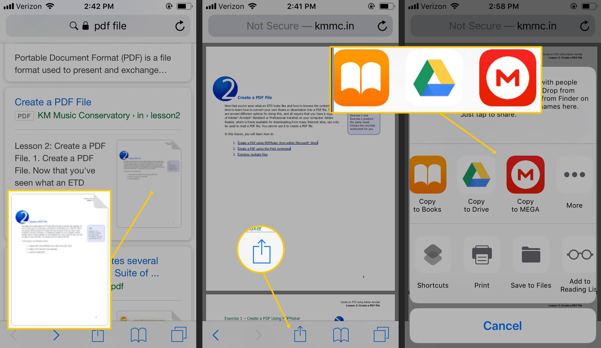 How to Save a PDF to Your iPhone or iPad.