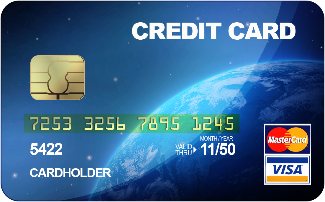 Free Credit Card Transparent PNG Vector, Clipart, PSD.