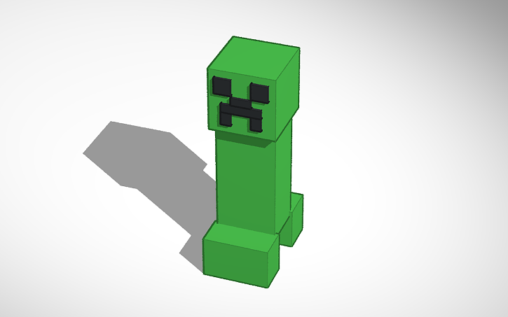 3D design Minecraft Creeper!.
