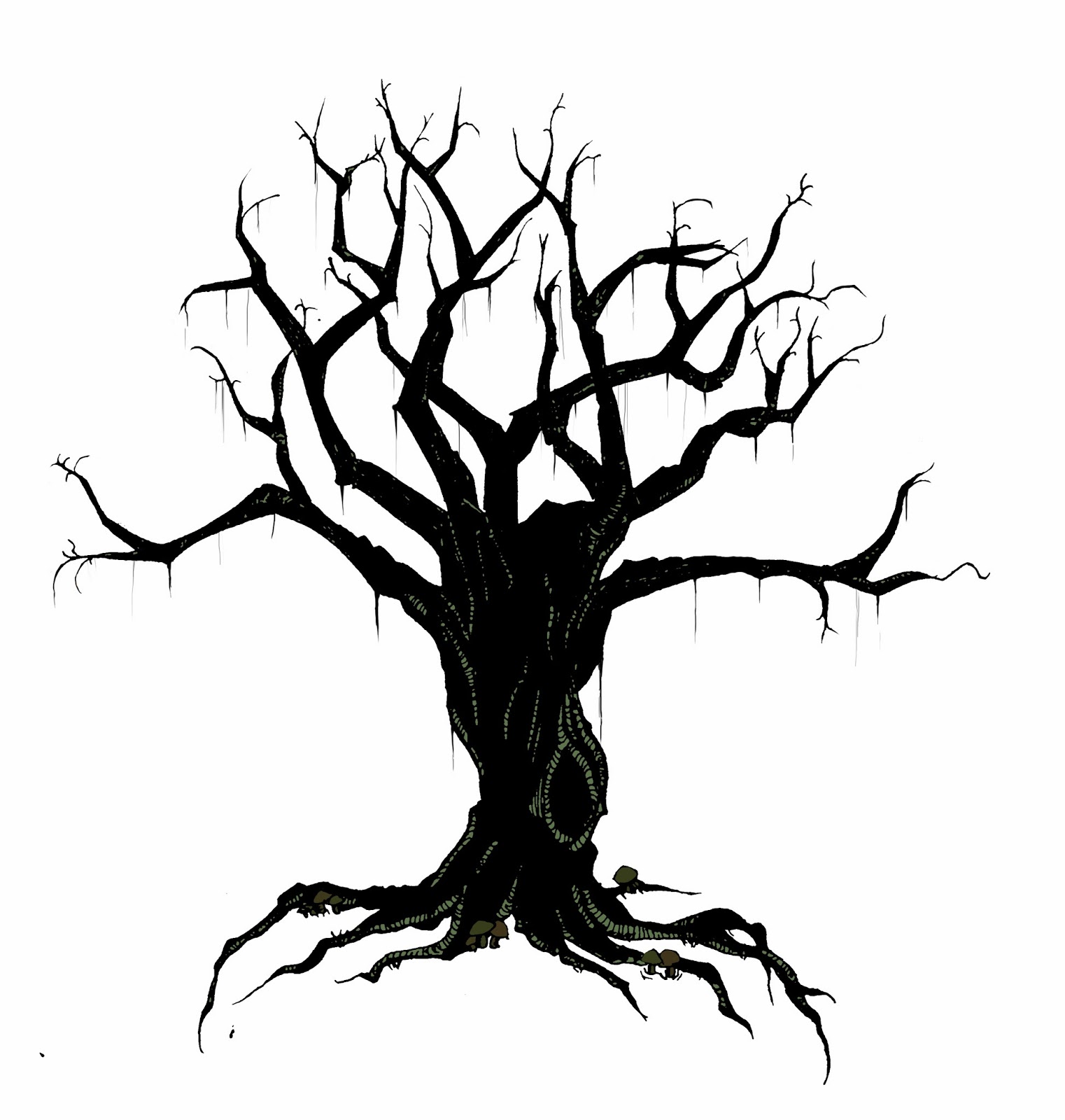 Creepy Tree Clipart Outline 20 Free Cliparts Download Images On 