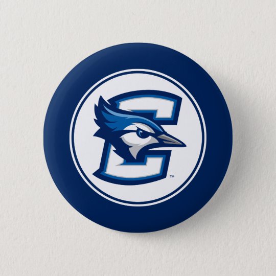 Creighton University Bluejay Logo Button.