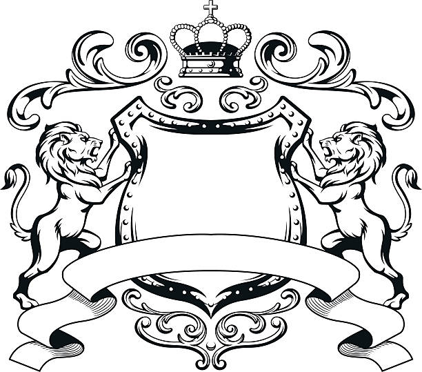 Heraldic Lion Clipart.