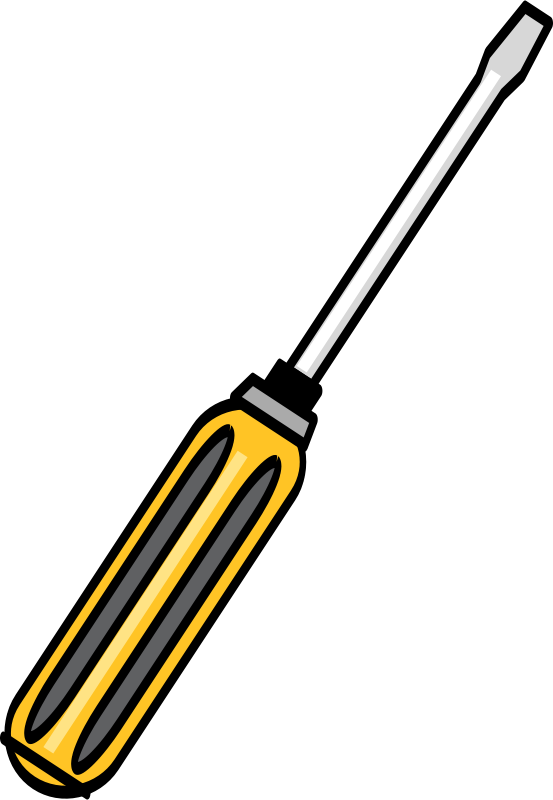 Free Clipart: Simple screwdriver.