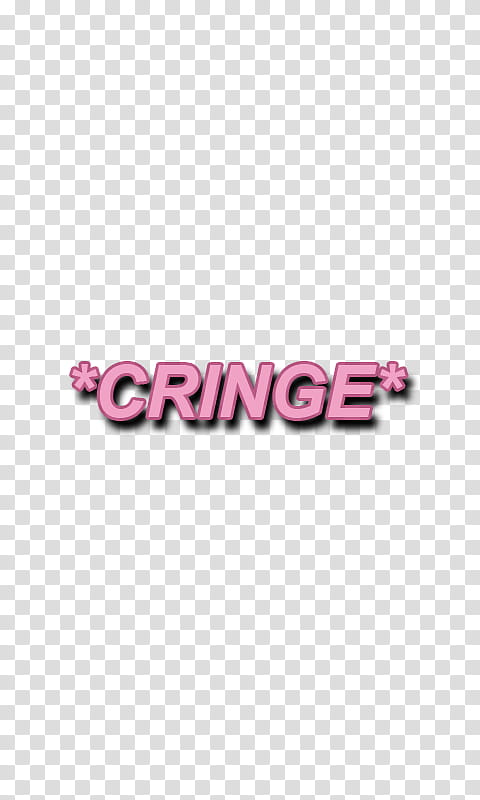 Cringe text overlay transparent background PNG clipart.