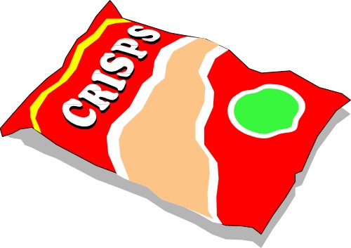 Crisp packet clipart.