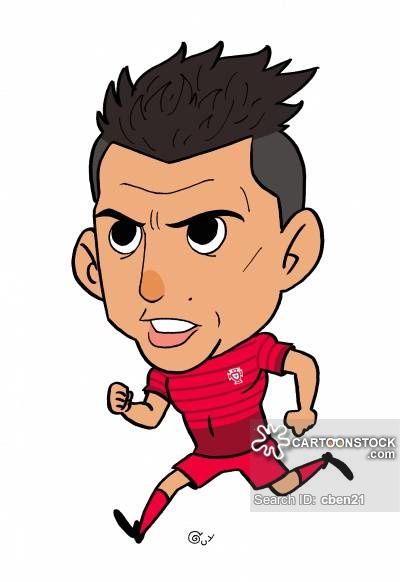 Cristiano Ronaldo Soccer Player Clip Art.