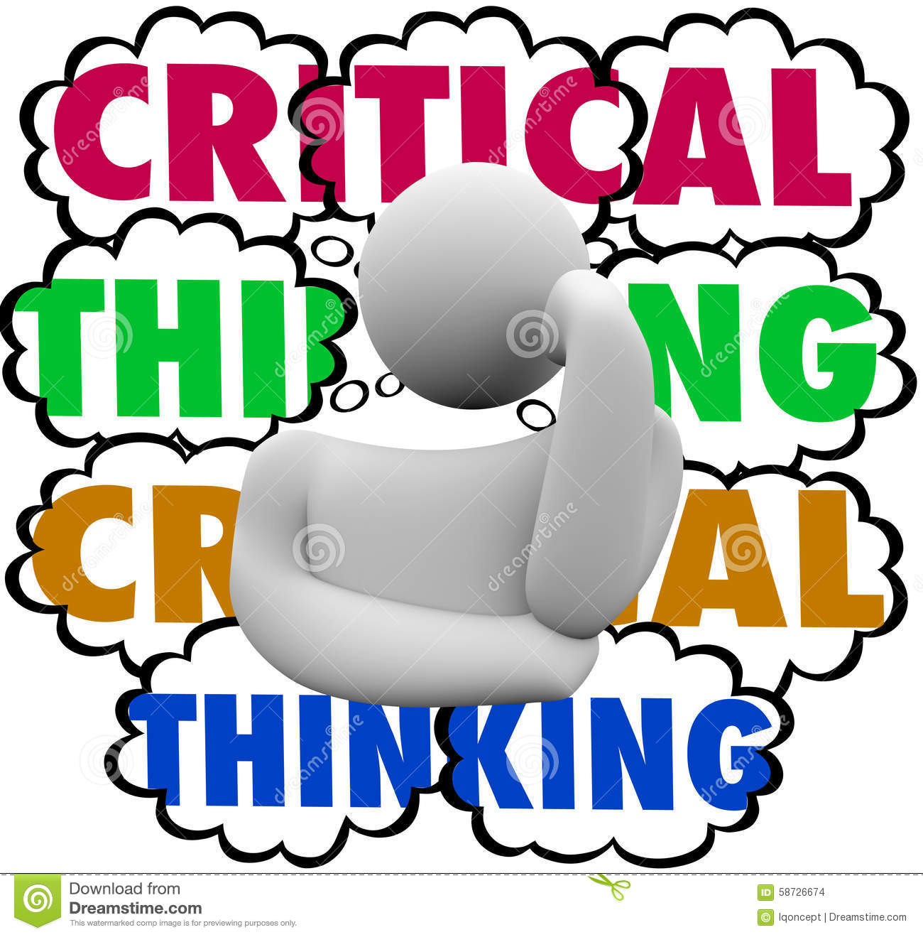 critical thinking clip art