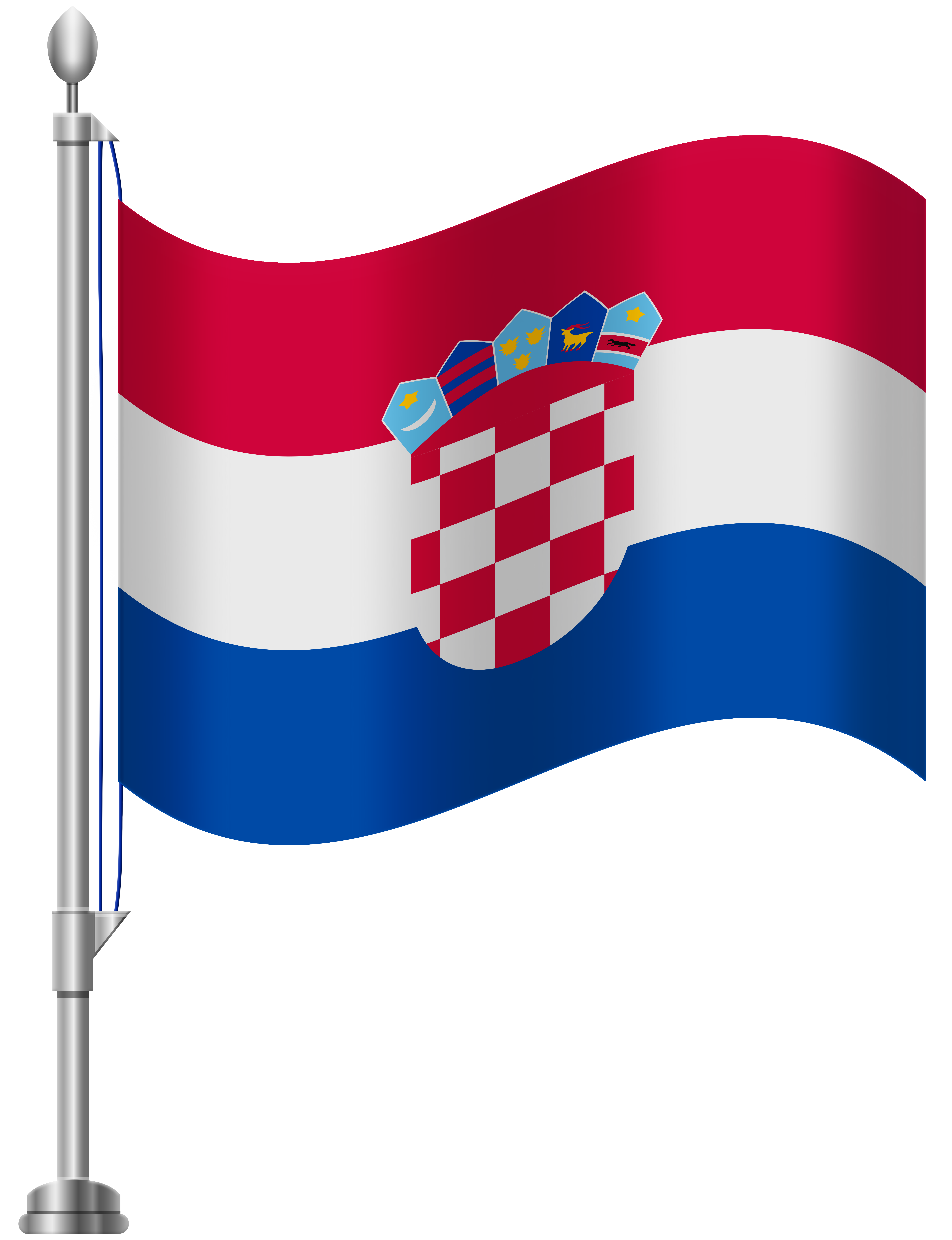 Croatia Flag PNG Clip Art.