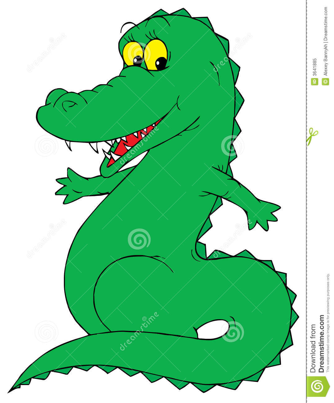 Alligator clipart crocodile clip art vector.