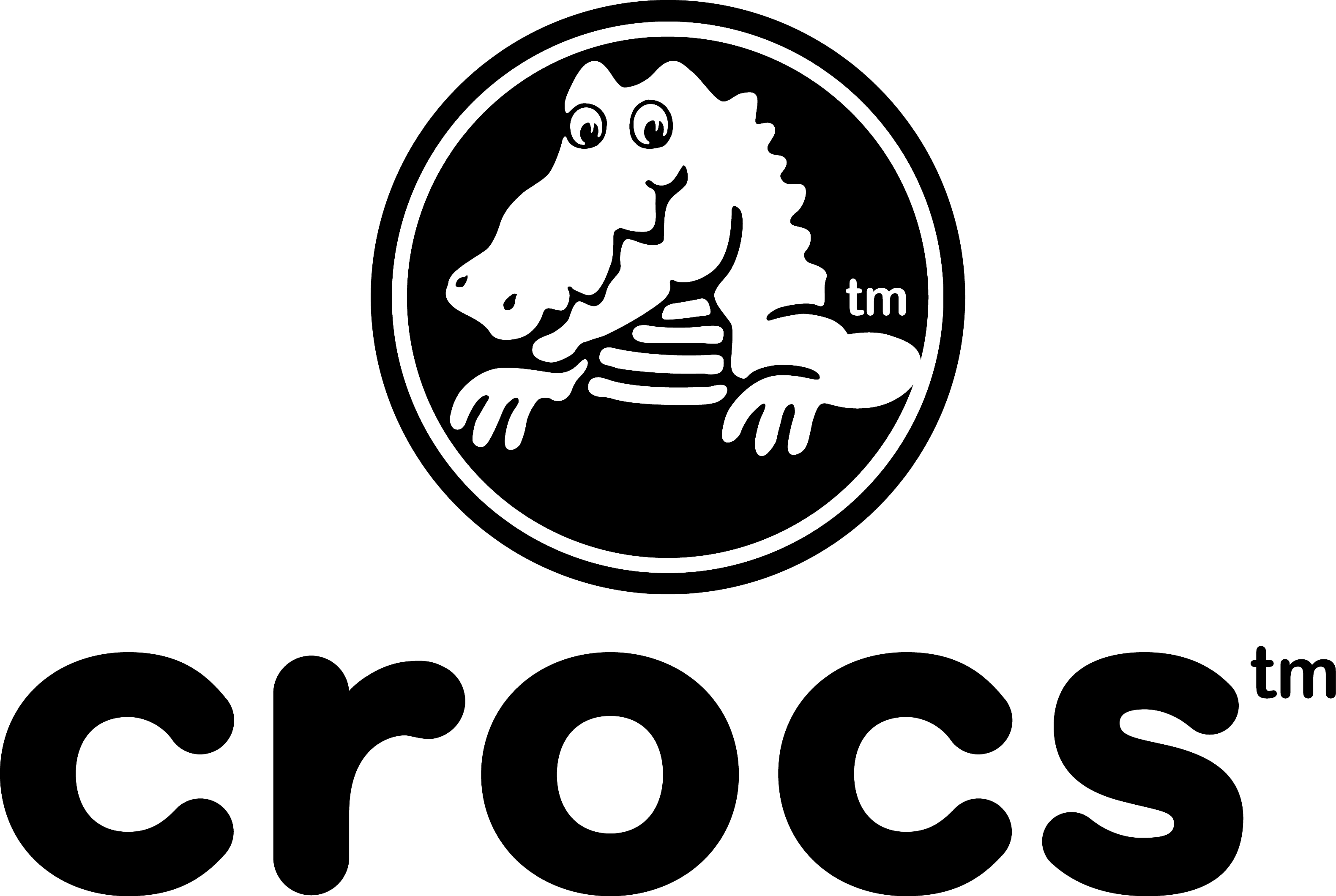 Crocs and Crocodile Logo transparent PNG.
