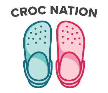 Clog Come As You Are Sticker by Crocs Shoes for iOS & Android.