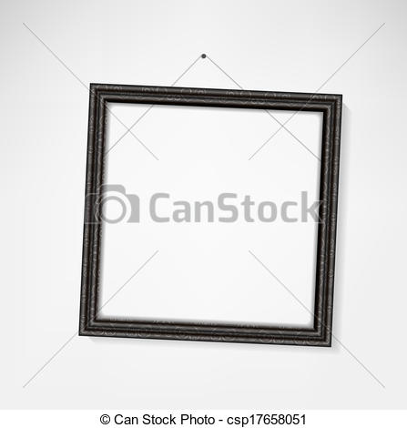 Clipart Vector of Empty frame crooked.