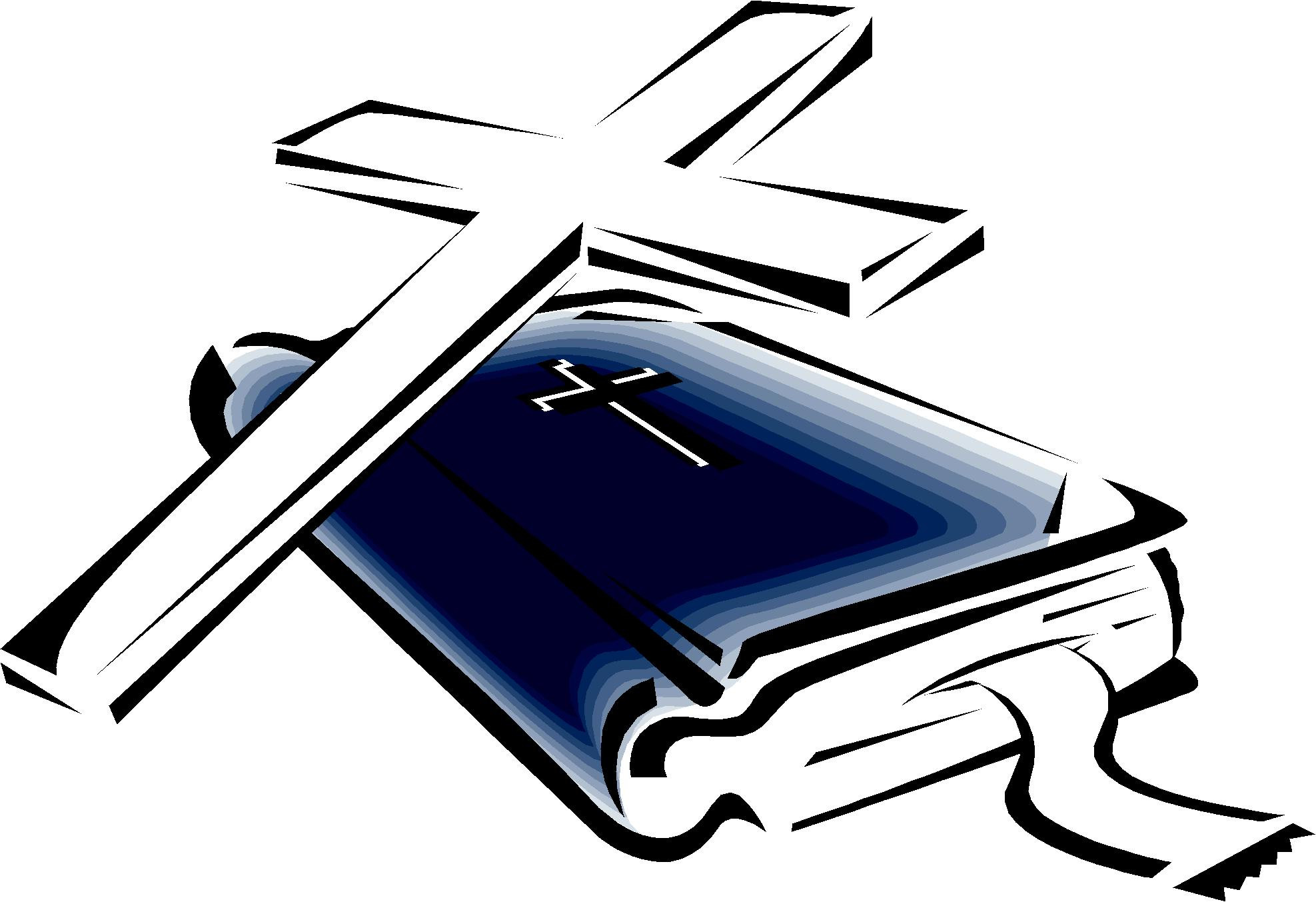 Bible And Cross Clipart.