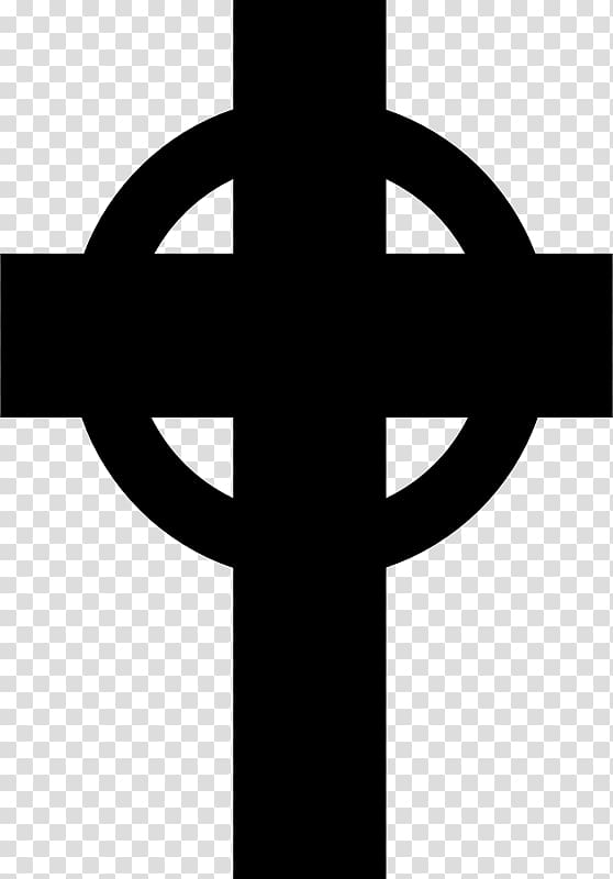 Christian cross Celtic cross Silhouette Celtic knot.