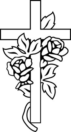 cross with roses clipart 10 free Cliparts | Download images on ...