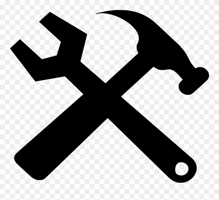 Hammer And Wrench Crossed Clipart (#349662).