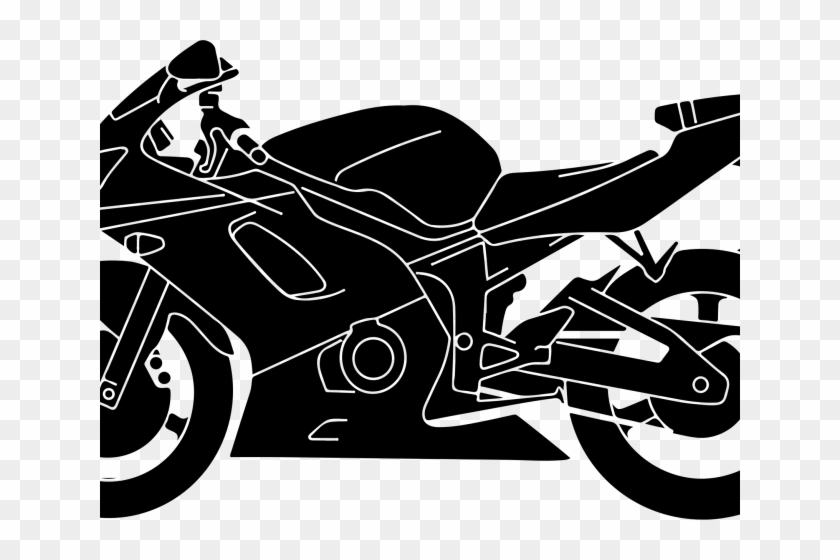 Motorcycle Clipart Icon.