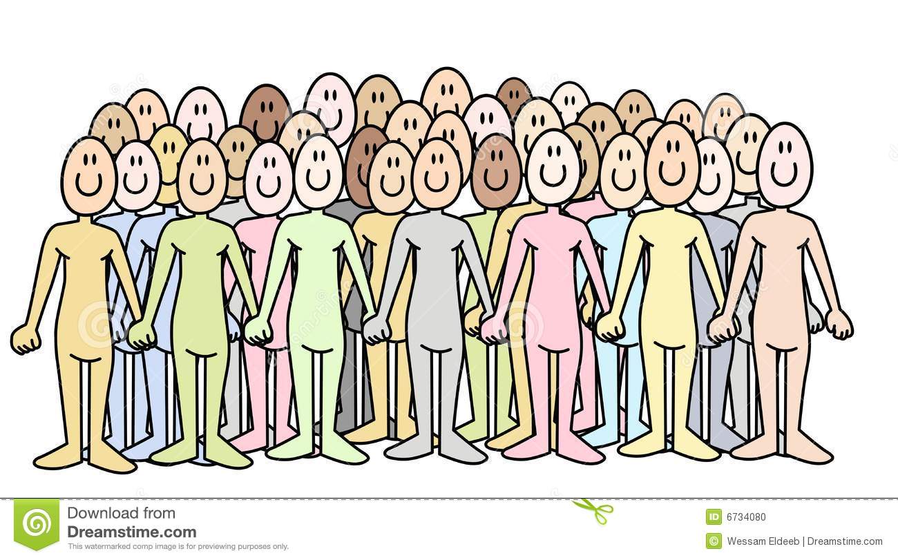 Crowd Of People Clipart.