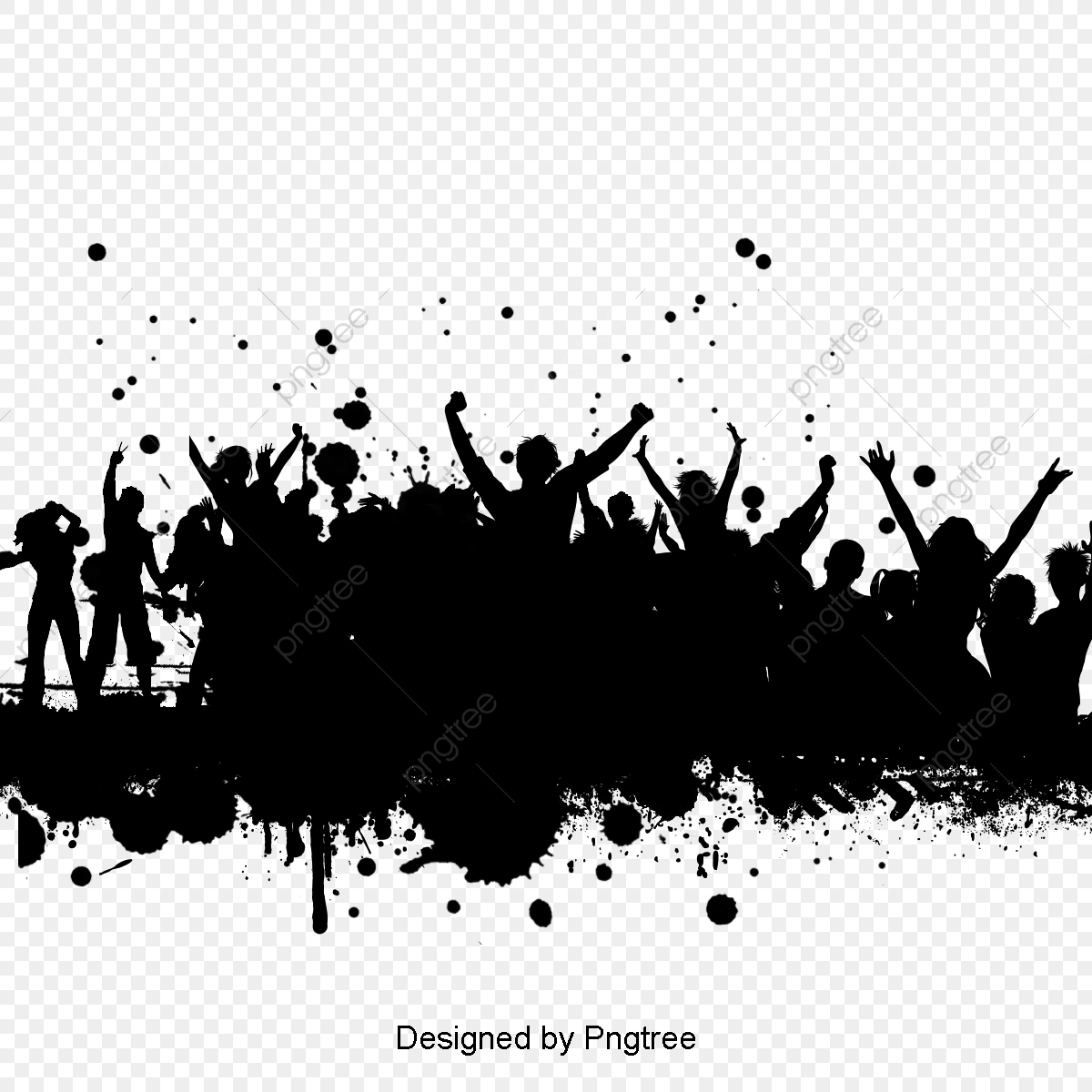 crowd silhouette png 20 free Cliparts | Download images on Clipground 2024