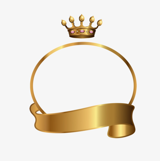 Gold Crown Clip Art Border