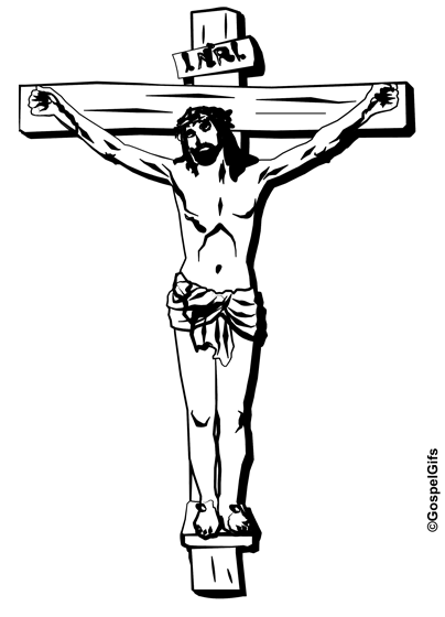 Free crucified jesus clipart.