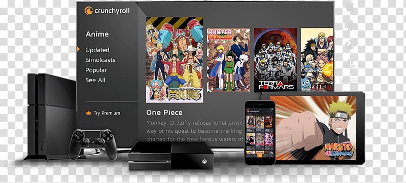 Crunchyroll Streaming media Simulcast Funimation Anime.