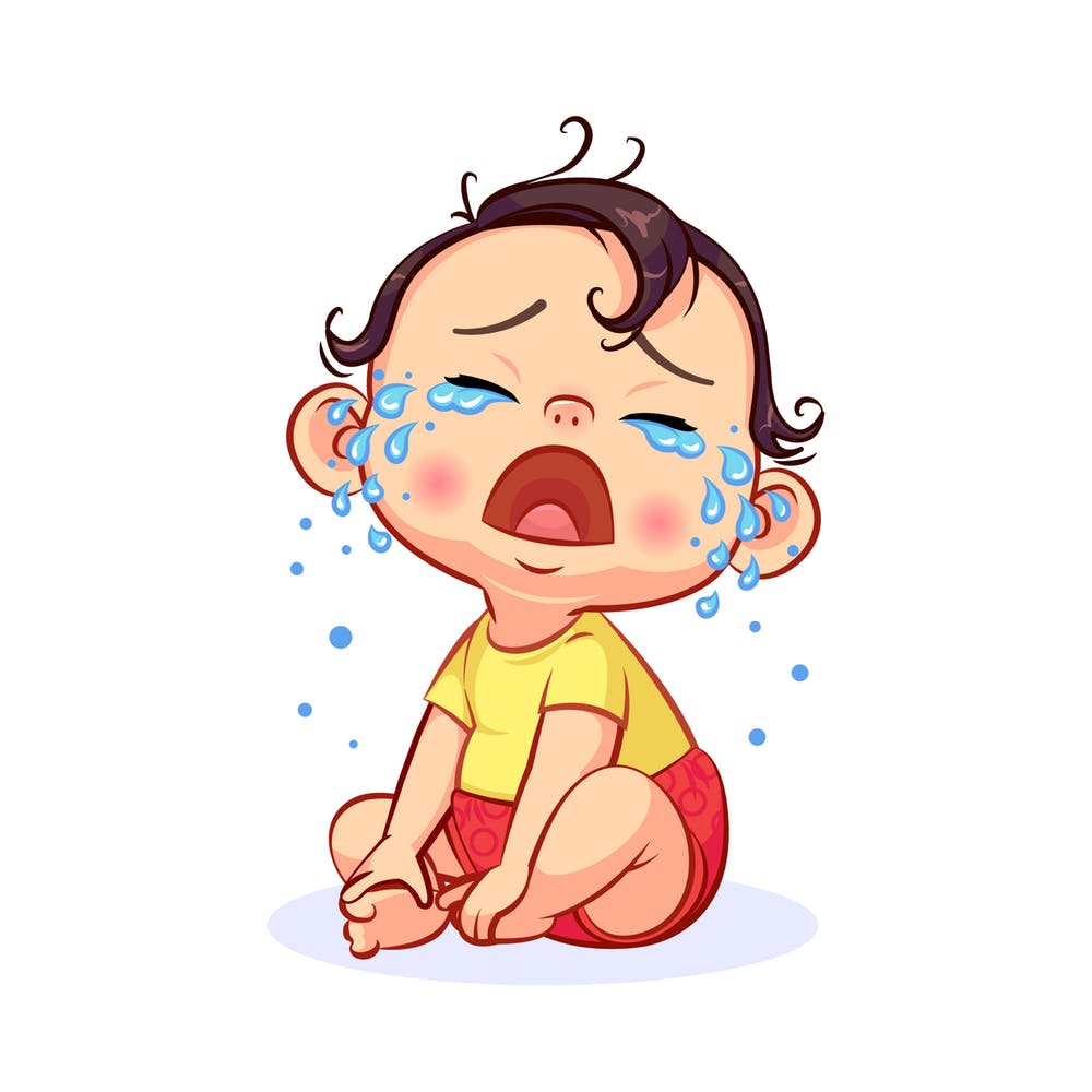 Crying Clipart bad baby 18.