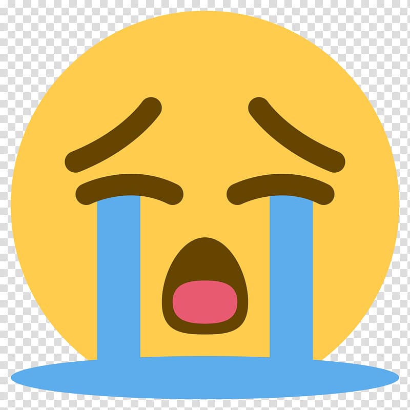 Cry emoji illustration, Face with Tears of Joy emoji Crying.