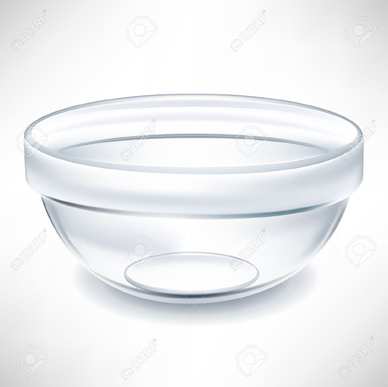 Clipart of crystal bowls transparent background.