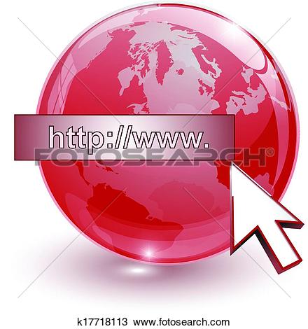 Clipart of crystal glass ball for globus k17718113.