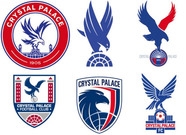 Crystal Palace reveal possible new badge designs.
