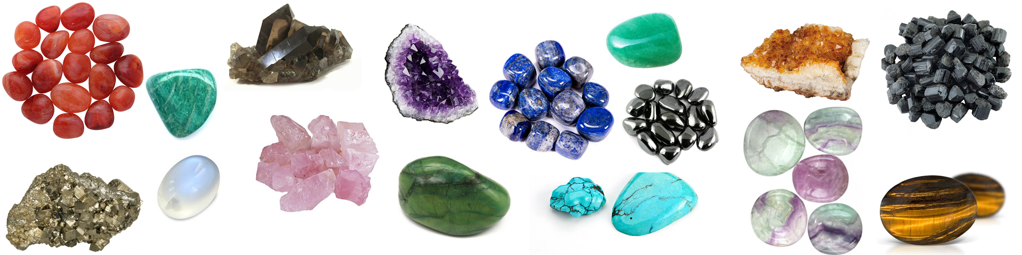 The Healing Properties of 20 Crystals & Gemstones.