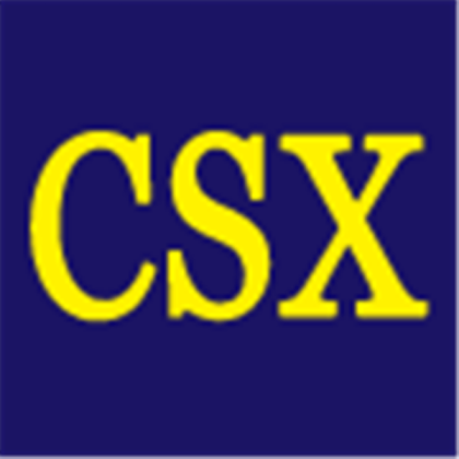 CSX logo.