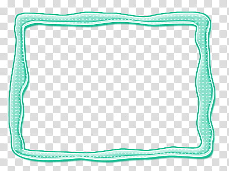 Cuadros para texturas, teal frame transparent background PNG.