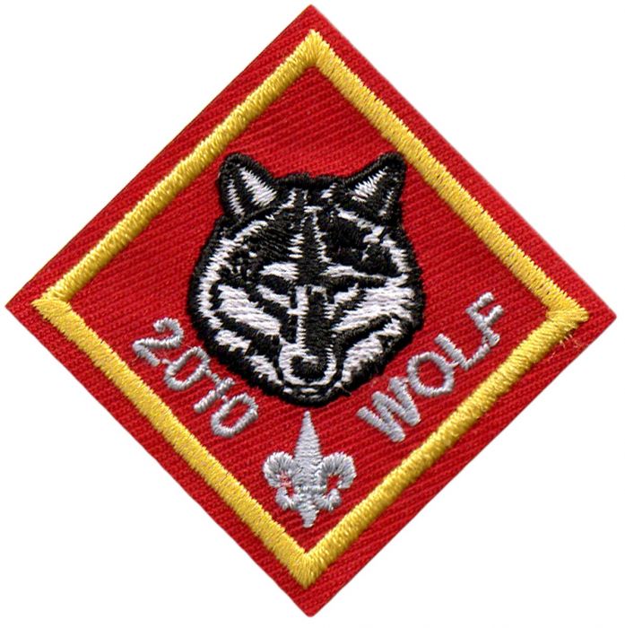 Cub Scout Wolf Rank Centennial Emblem.