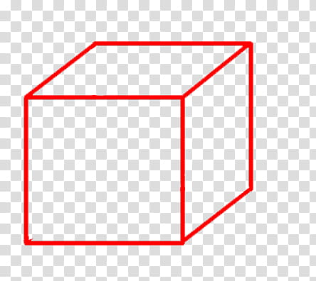 Cubo, red D cube drawing transparent background PNG clipart.