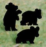 brown bear cub outline clipart.