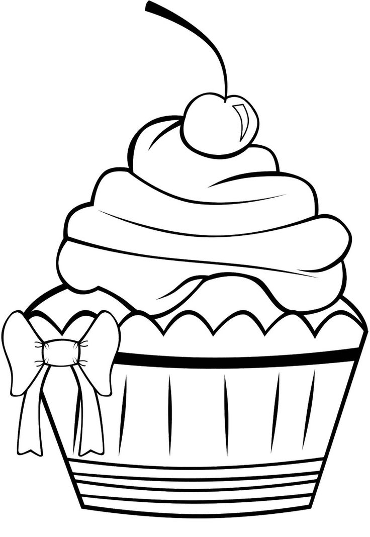 Download cupcake clipart coloring page 20 free Cliparts | Download images on Clipground 2021
