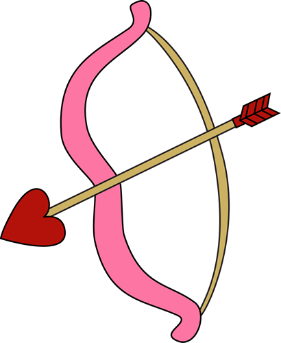Valentine\'s Day Bow and Arrow.