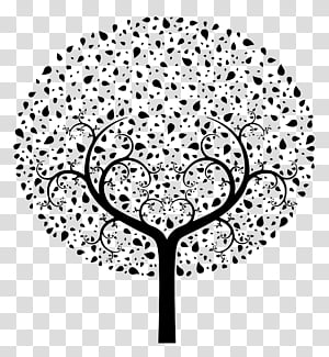 Freebie Curly Tree graphic transparent background PNG.