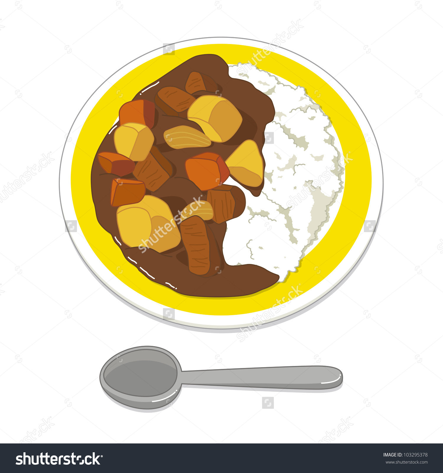 Chicken Curry Clipart.