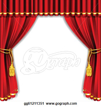 Movie Curtain Clipart.