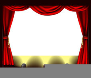 Free Theatre Curtains Clipart.