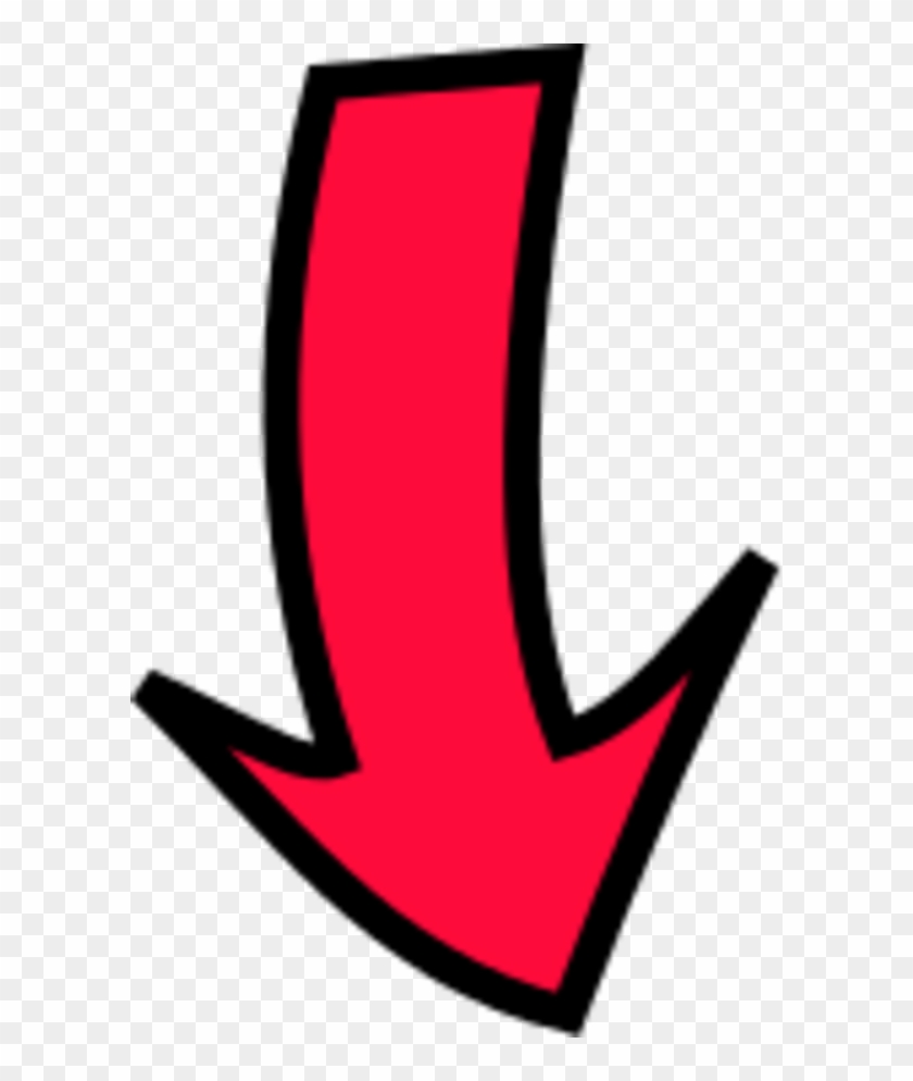 Red Curved Arrow Png.