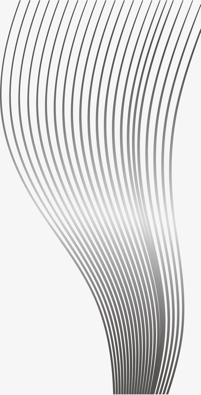 Black Curve Line, Line Clipart, Black, Curve PNG Transparent Image.