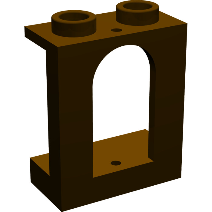 LEGO Panel 1 x 2 x 2 Recessed Solid Stud with Arched Window.