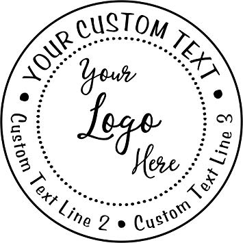 Custom Logo Round Stamp.
