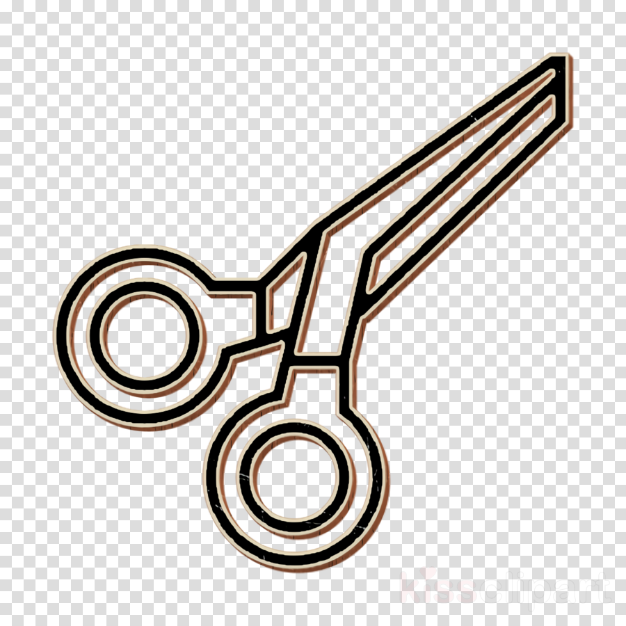 Cut icon Scissors icon Business Essential icon clipart.